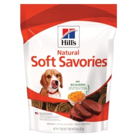 Hill’s Natural Soft Savories Beef & Cheddar dog treats